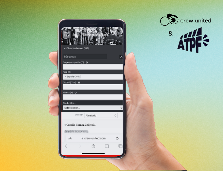 Crew United es una herramiento clave para los y las profesionales del sector audiovisual.